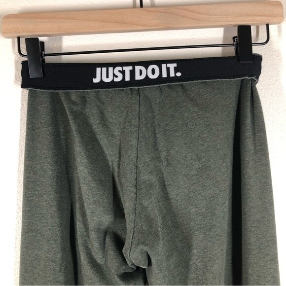 Nike Women's Leg A See Just Do It Leggings Workout Athletic Green Small 905115 - Picture 8 of 11